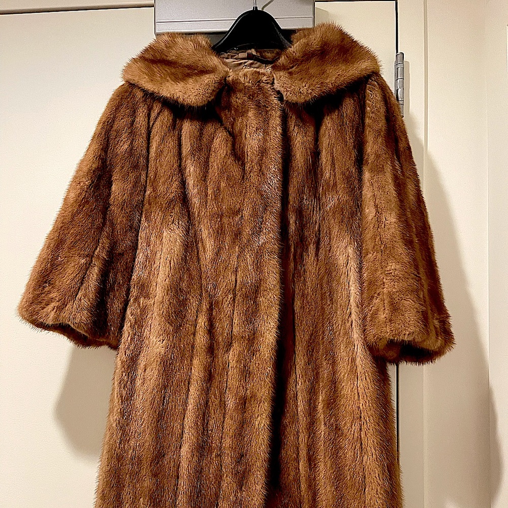 Vintage mink fur, recently dry cleaned & tailored